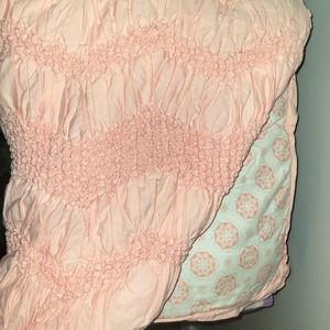 PeanutShell Comforter complete with skirt, and extra blankets